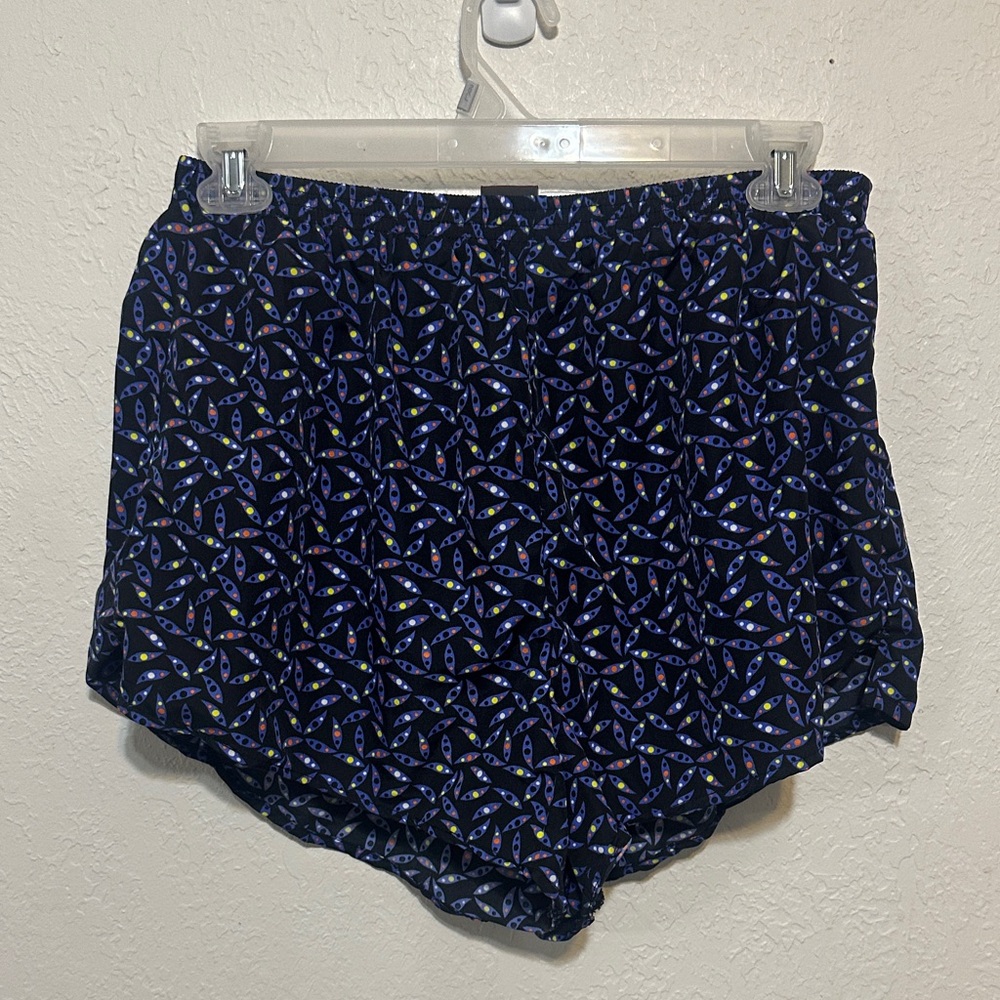 Pro Spirit Athletic Gear Blue Patterned Women's Athletic Shorts